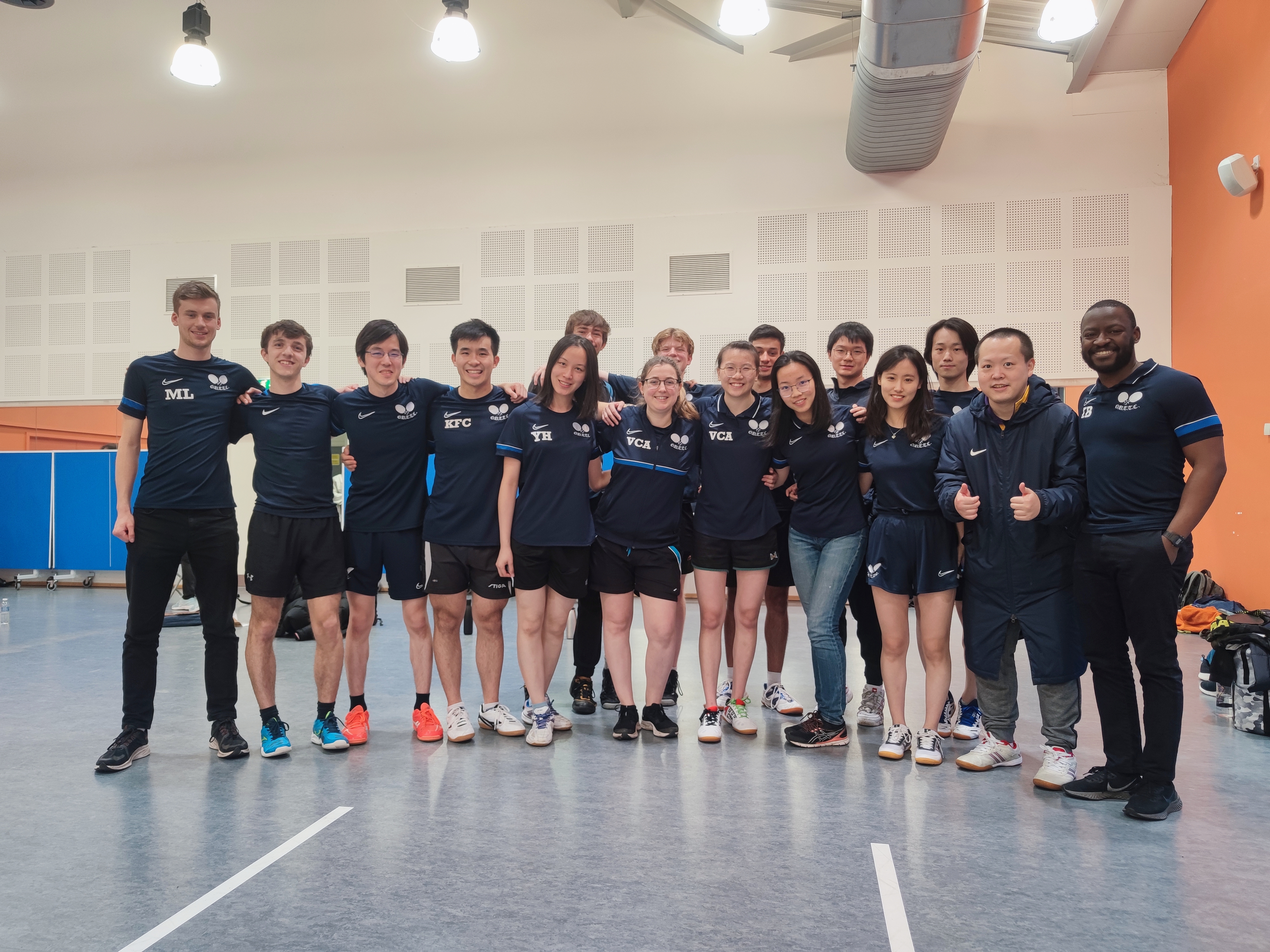 University Teams – Oxford University Table Tennis Club